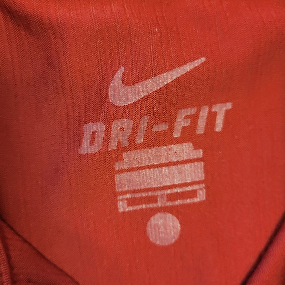 Nike Alabama Crimson Tide Dri-FIT Polo Shirt Mens Red Short Sleeve Pocket M - Picture 9 of 9